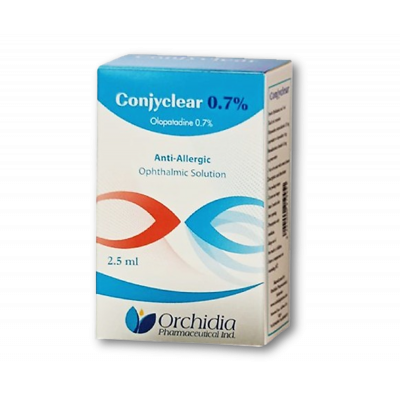 CONJYCLEAR 0.7% ANTI-ALLERGIC ( OLOPATADINE ) OPHTHALMIC SOLUTION 2.5 ML